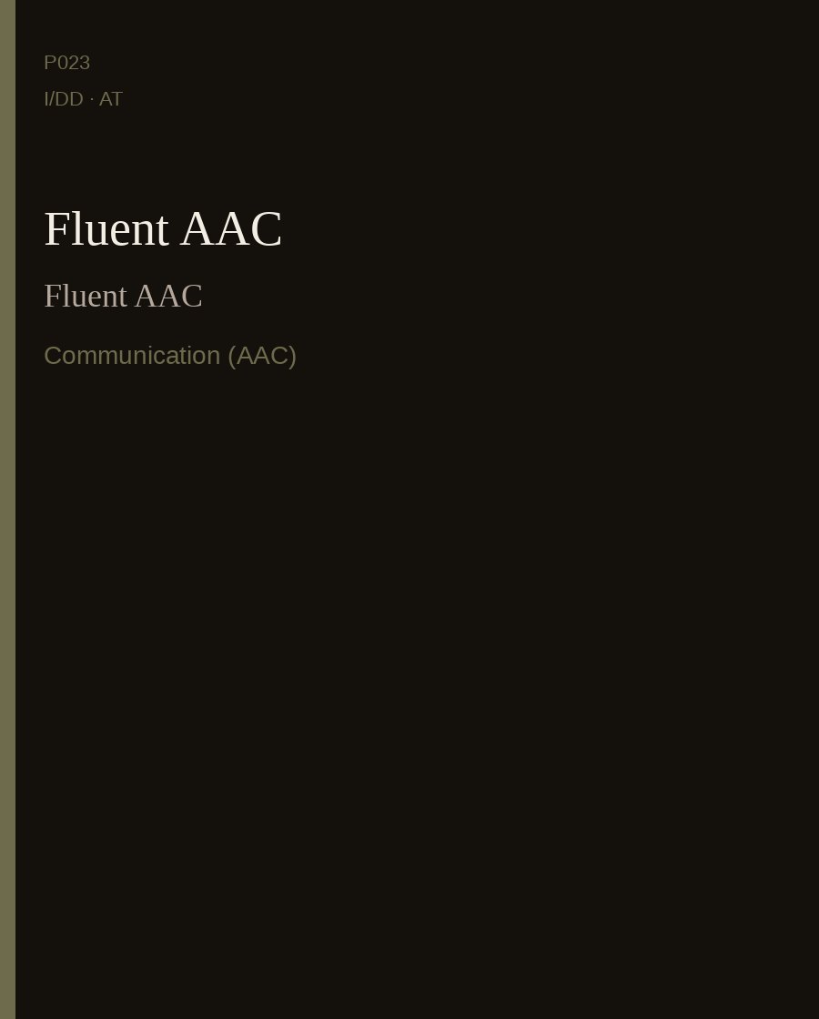 Fluent AAC — Fluent AAC