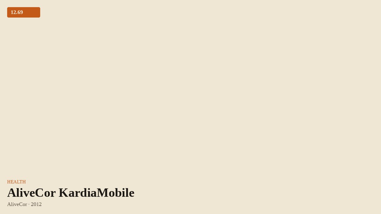 AliveCor KardiaMobile (2012) by AliveCor