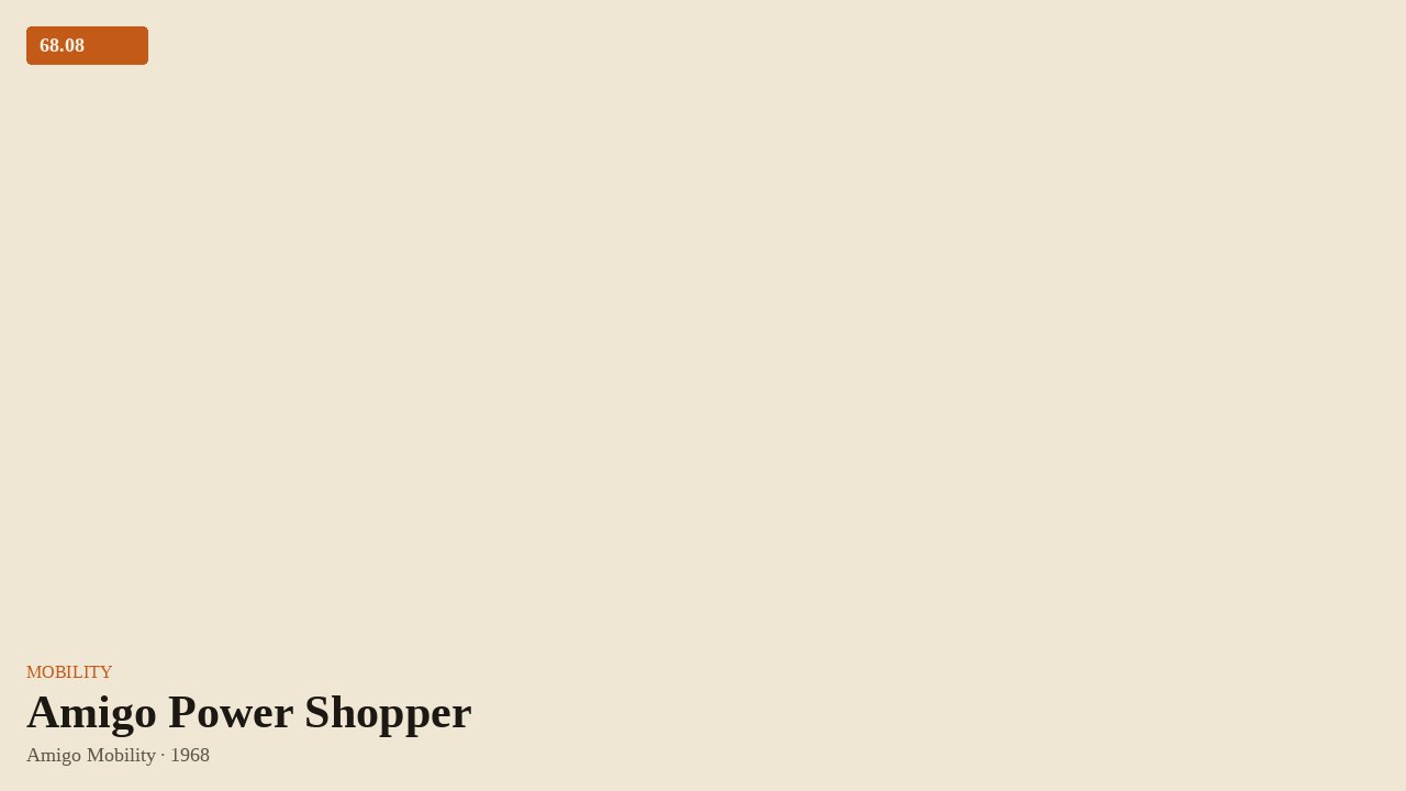 Amigo Power Shopper (1968) by Amigo Mobility