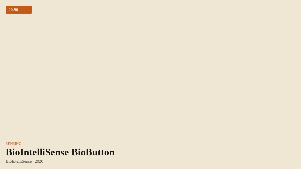 BioIntelliSense BioButton (2020) by BioIntelliSense