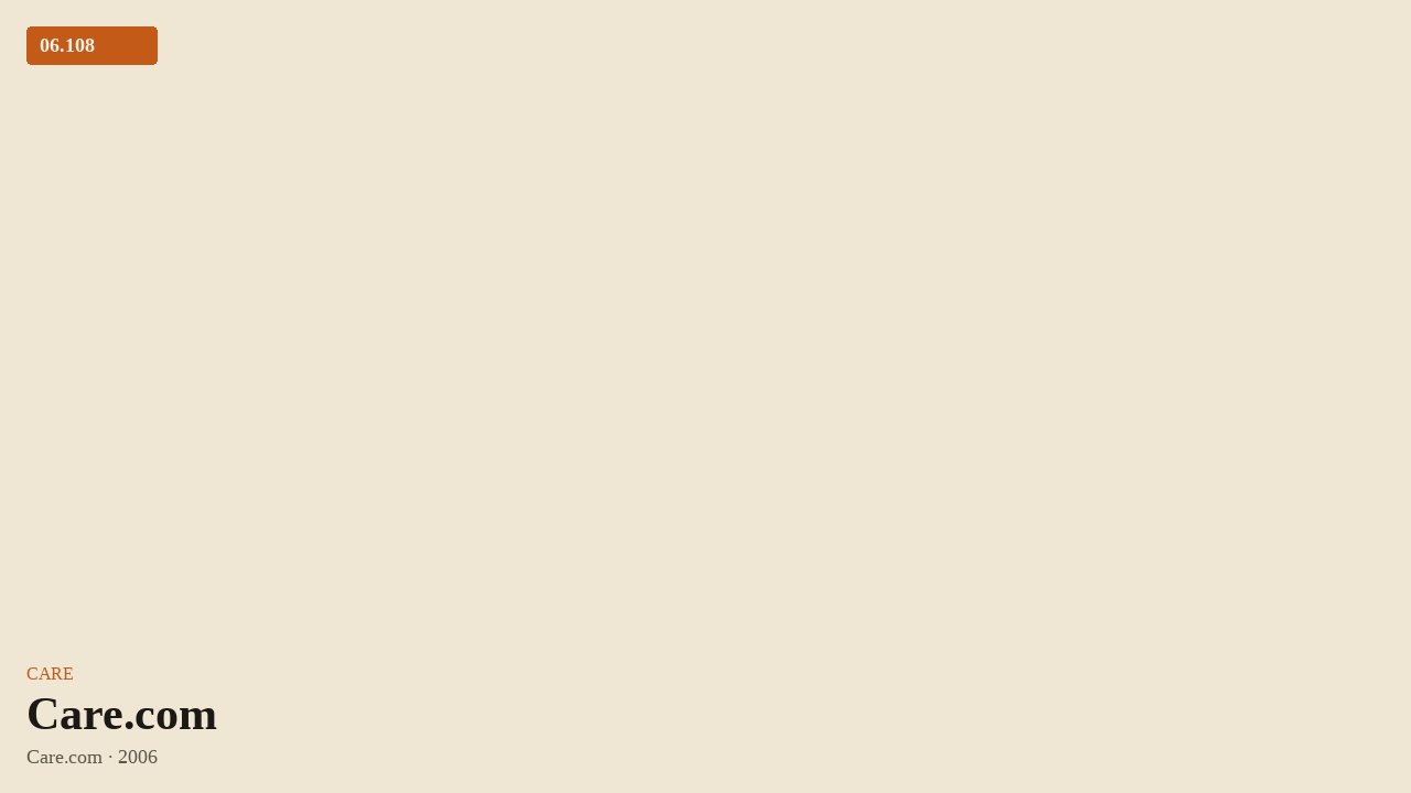 Care.com (2006) by Care.com