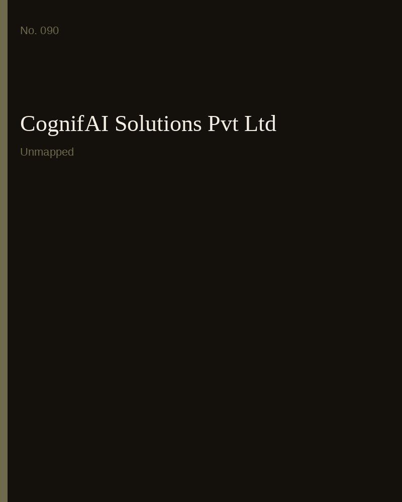 CognifAI Solutions Pvt Ltd