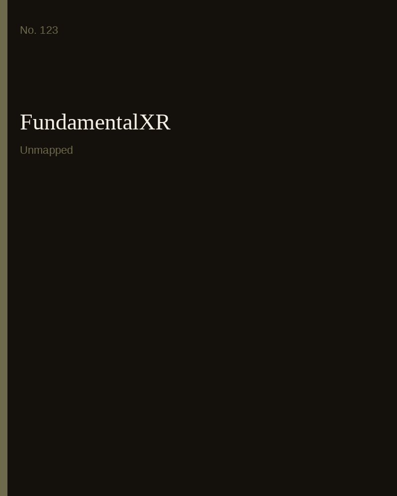 FundamentalXR