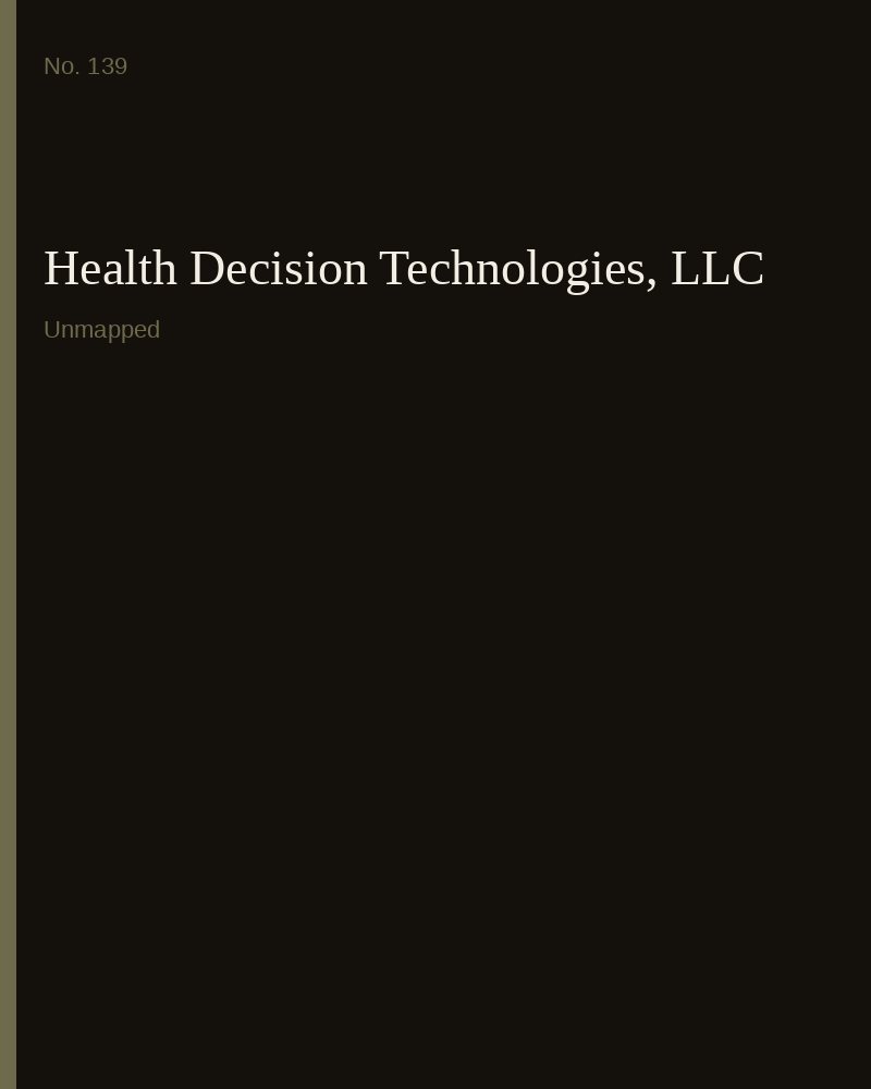 Health Decision Technologies, LLC