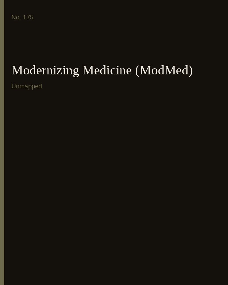 Modernizing Medicine (ModMed)
