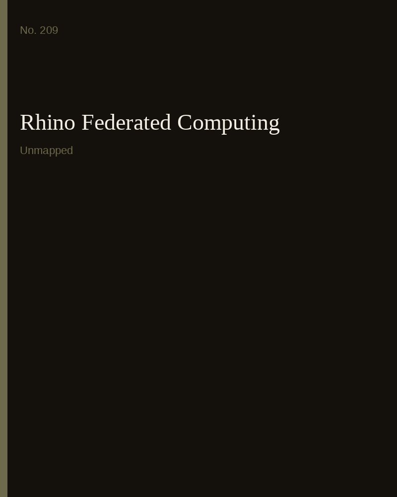 Rhino Federated Computing