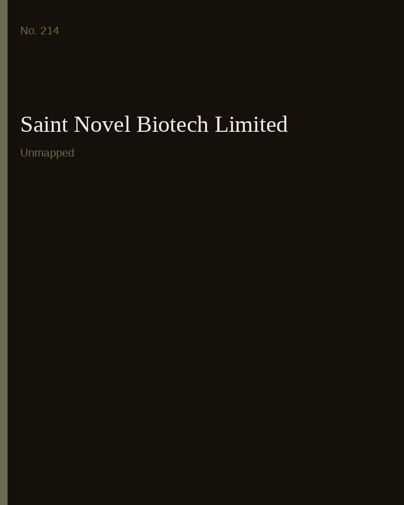 Saint Novel Biotech Limited