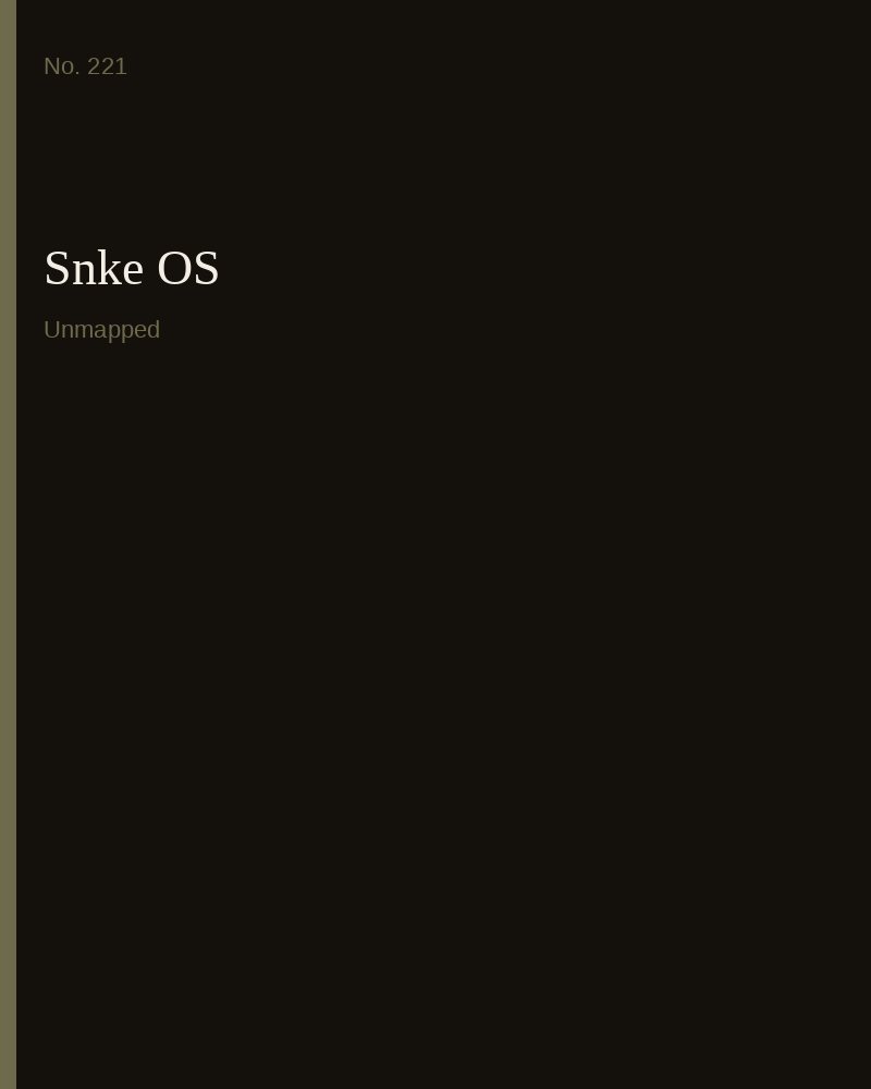 Snke OS