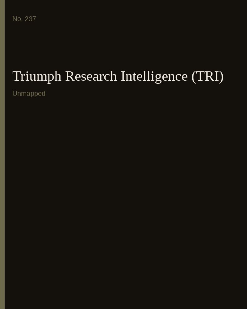 Triumph Research Intelligence (TRI)