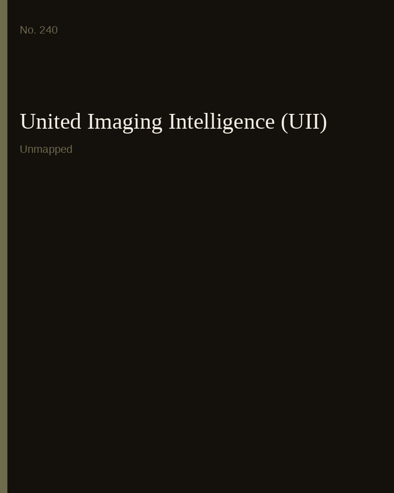 United Imaging Intelligence (UII)