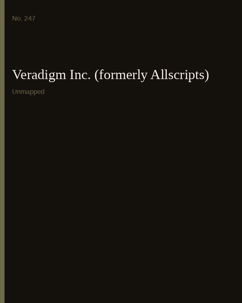 Veradigm Inc. (formerly Allscripts)