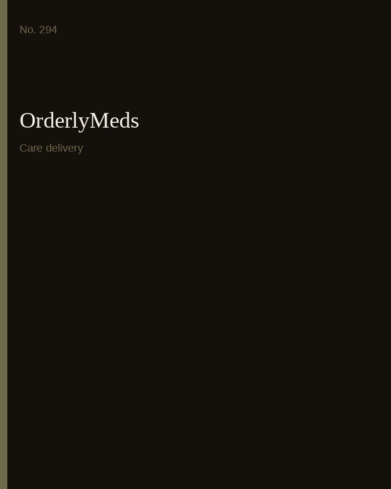 OrderlyMeds