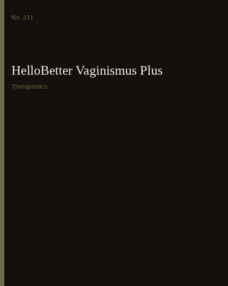 HelloBetter Vaginismus Plus
