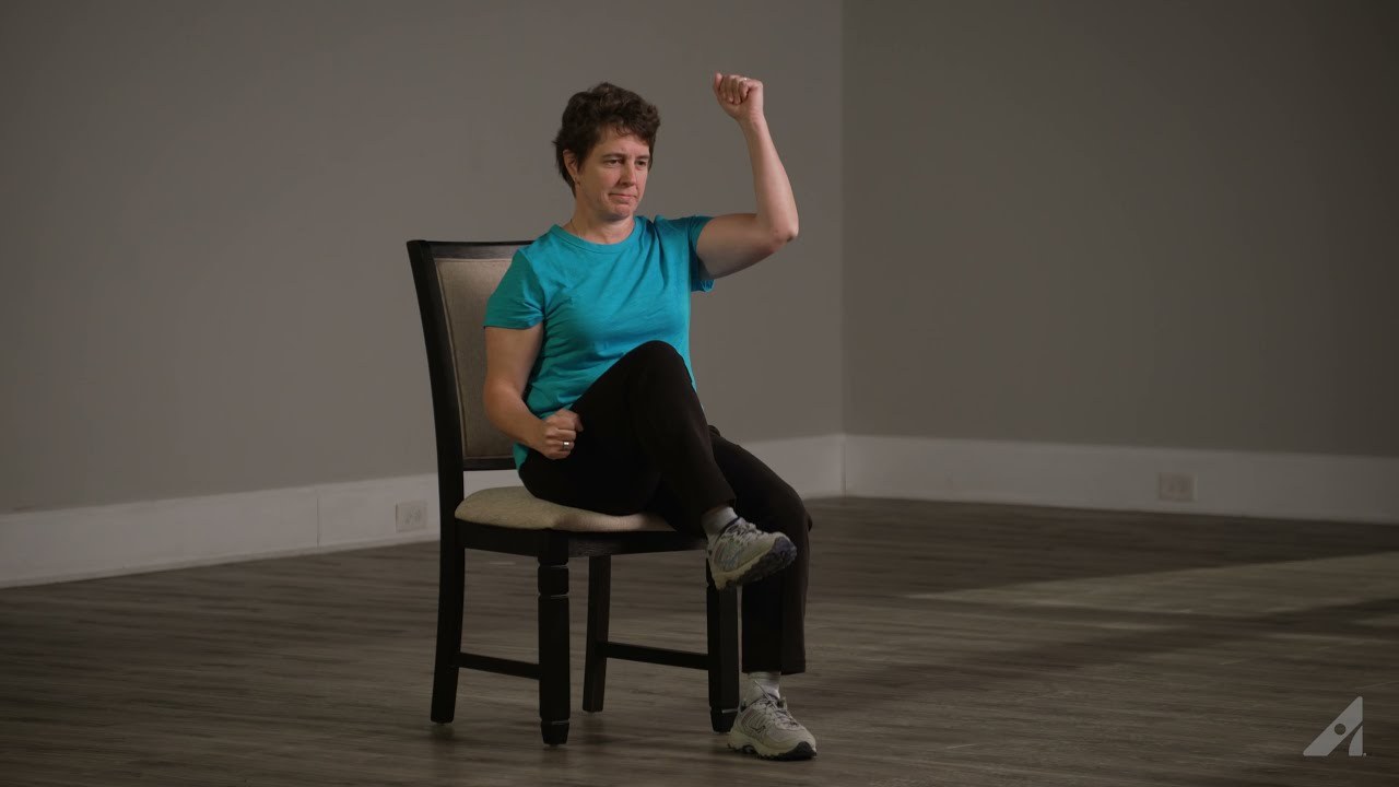 March demonstrated in the Arthritis Foundation Your Exercise Solution (YES) video