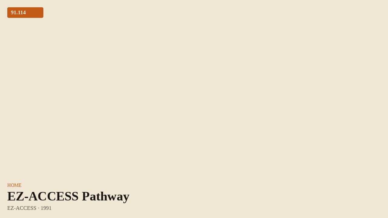 EZ-ACCESS Pathway (1991) by EZ-ACCESS