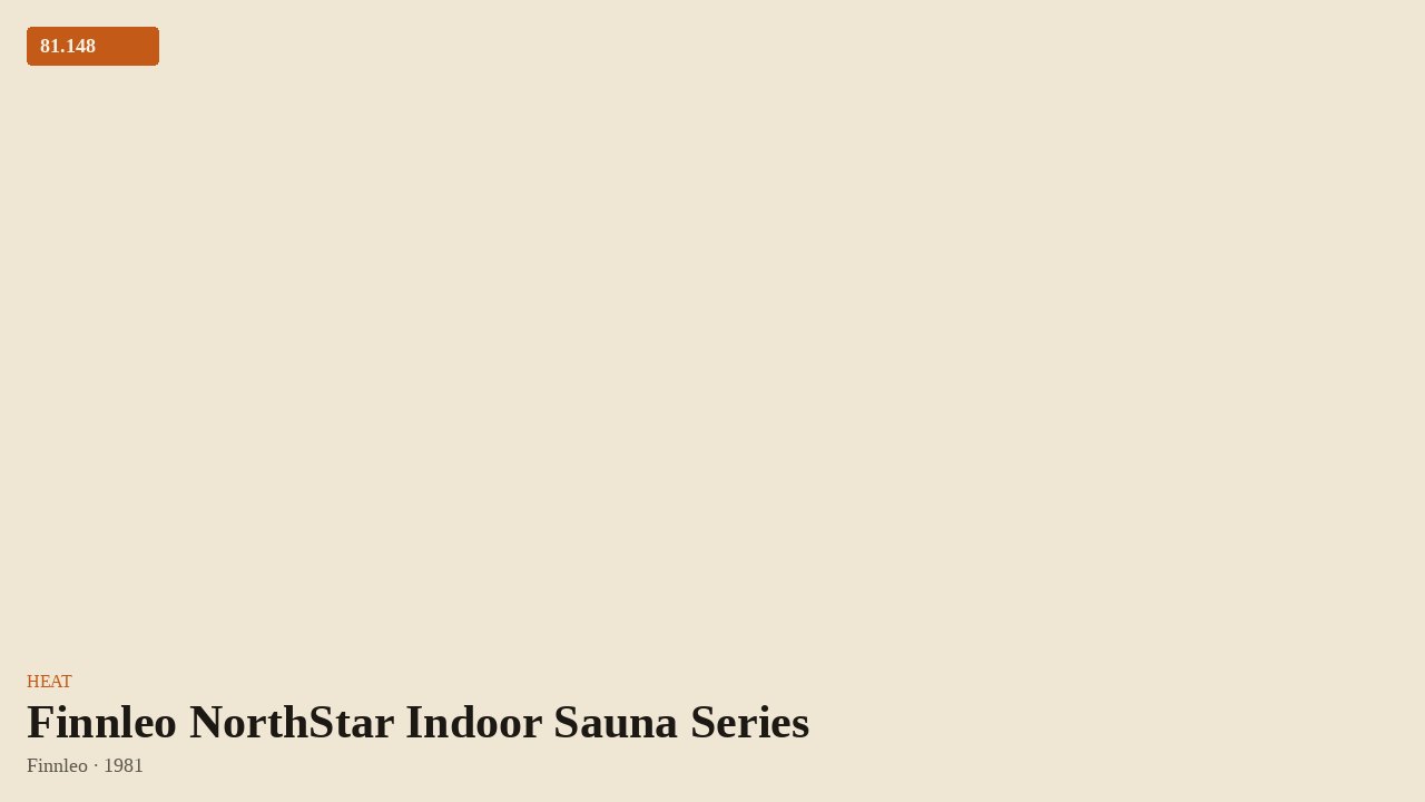 Finnleo NorthStar Indoor Sauna Series by Finnleo