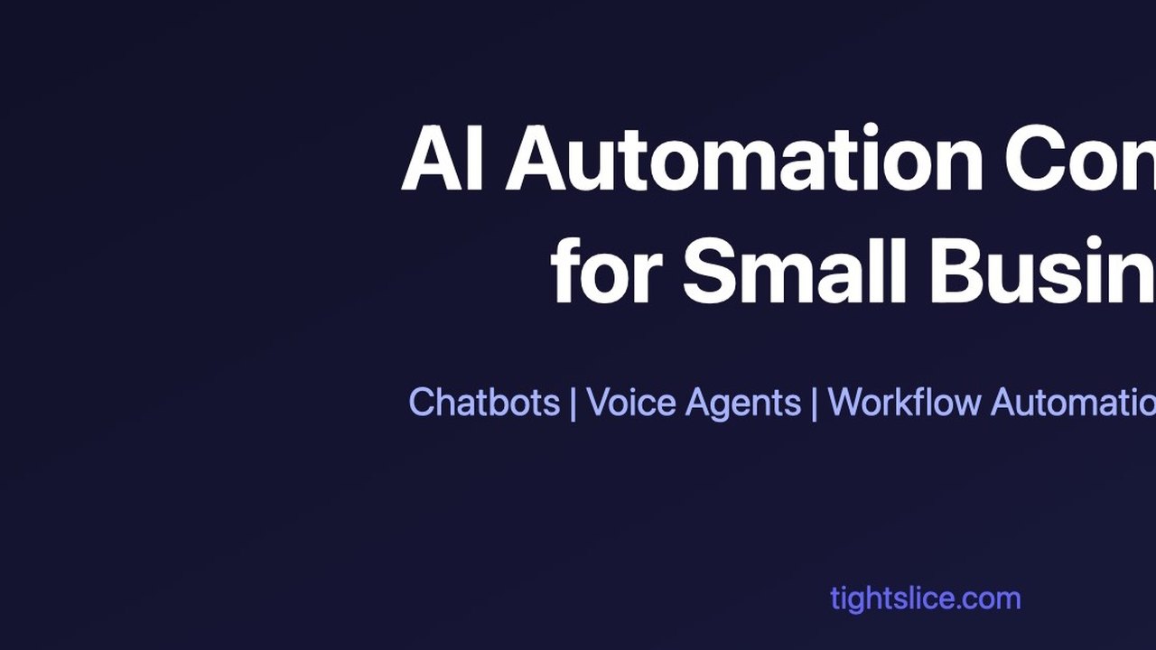 TightSlice AI Automation Consulting in Tampa (2026)