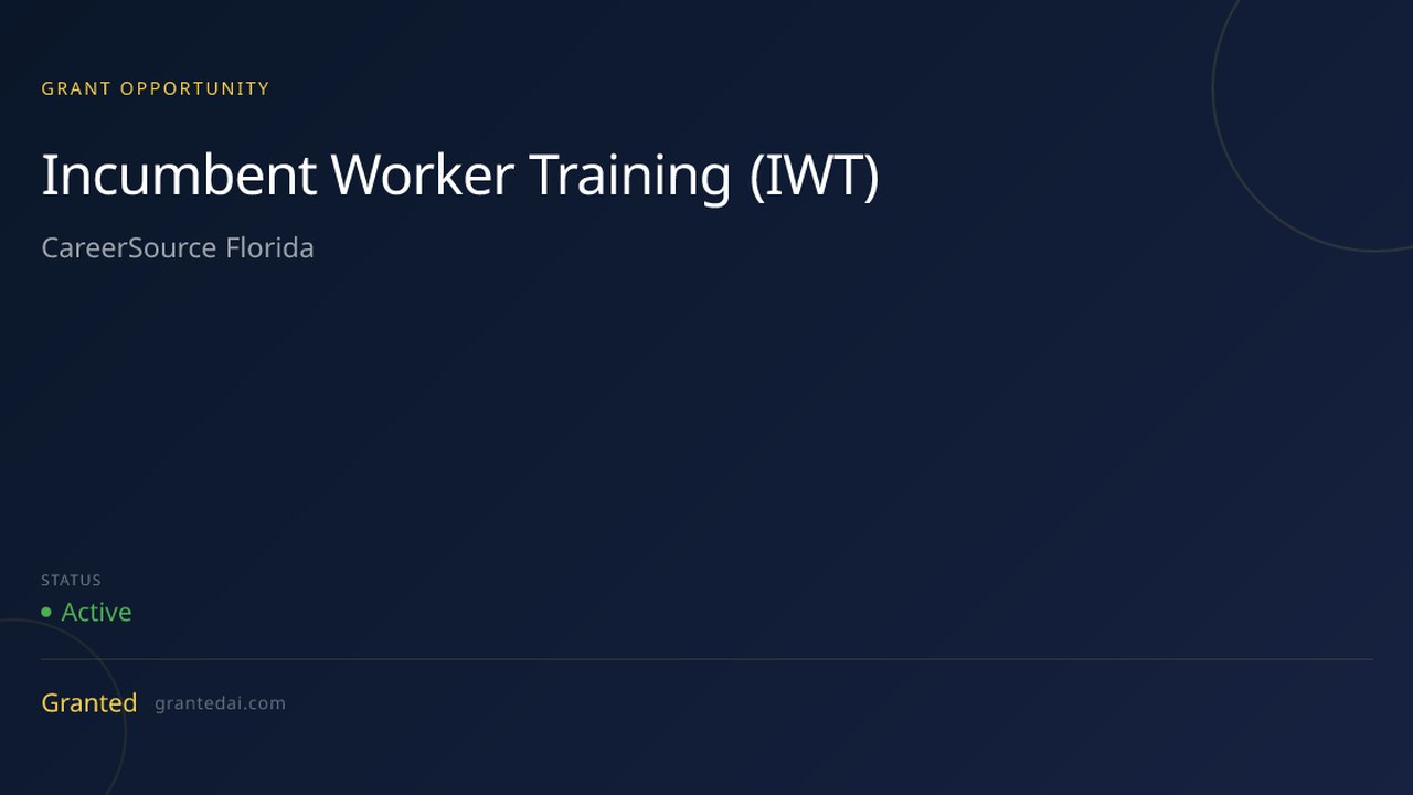 Granted AI listing: Florida IWT 2026 (2026)