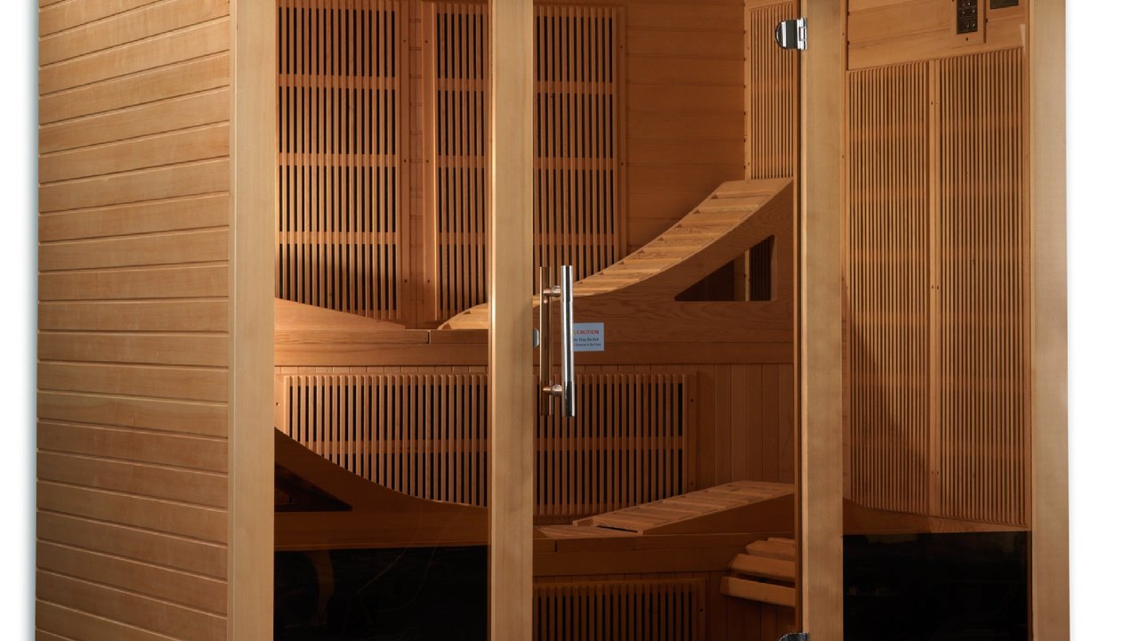 Golden Designs Monaco 6 Person Near Zero EMF FAR Infrared Sauna by Golden Designs