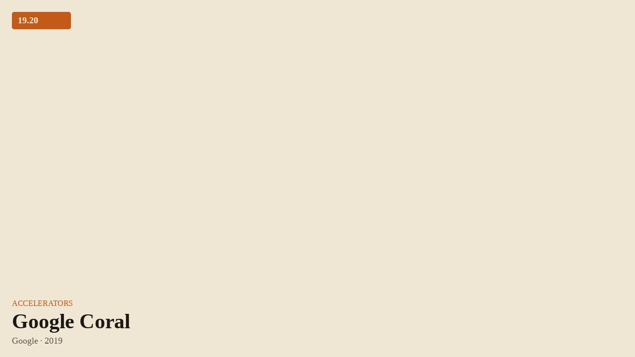 Google Coral (2019) by Google