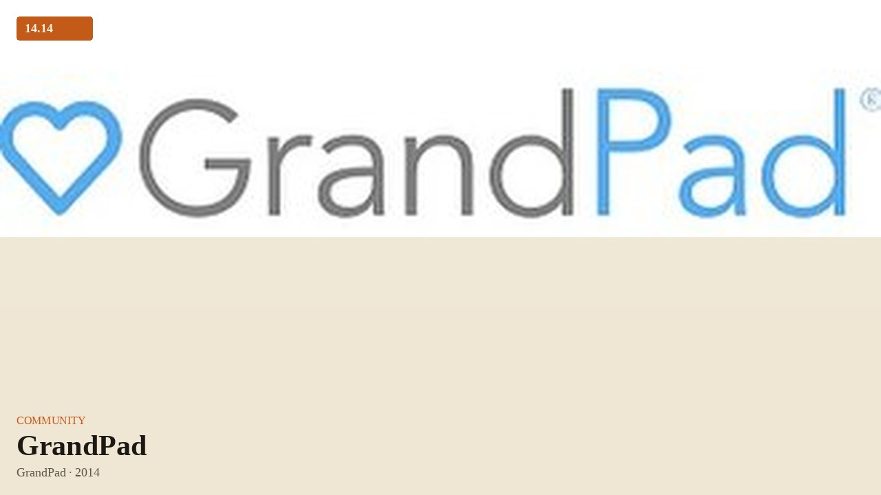 GrandPad (2014) by GrandPad