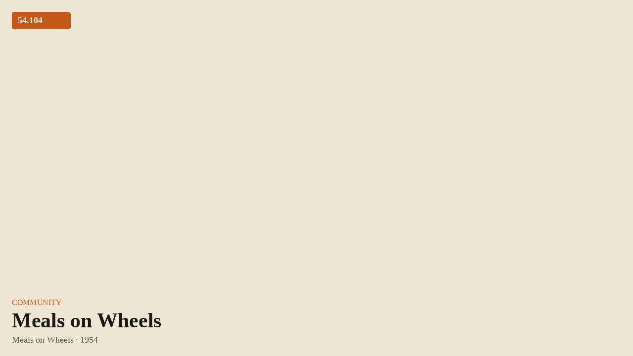 Meals on Wheels (1954) by Meals on Wheels