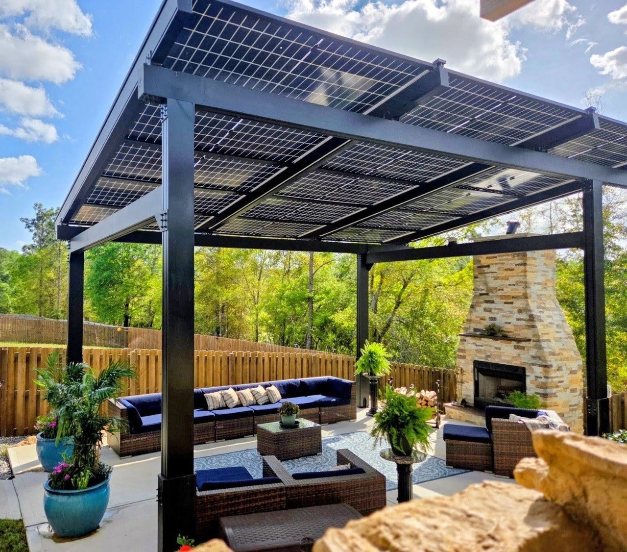 Infinity Rack watertight modular solar canopy by Infinity Rack