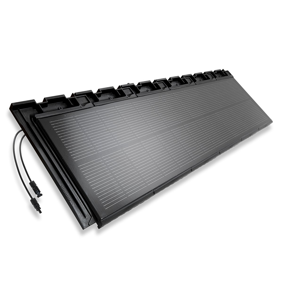 Exasun BIPV roof tiles (Black Mystiek) by Exasun