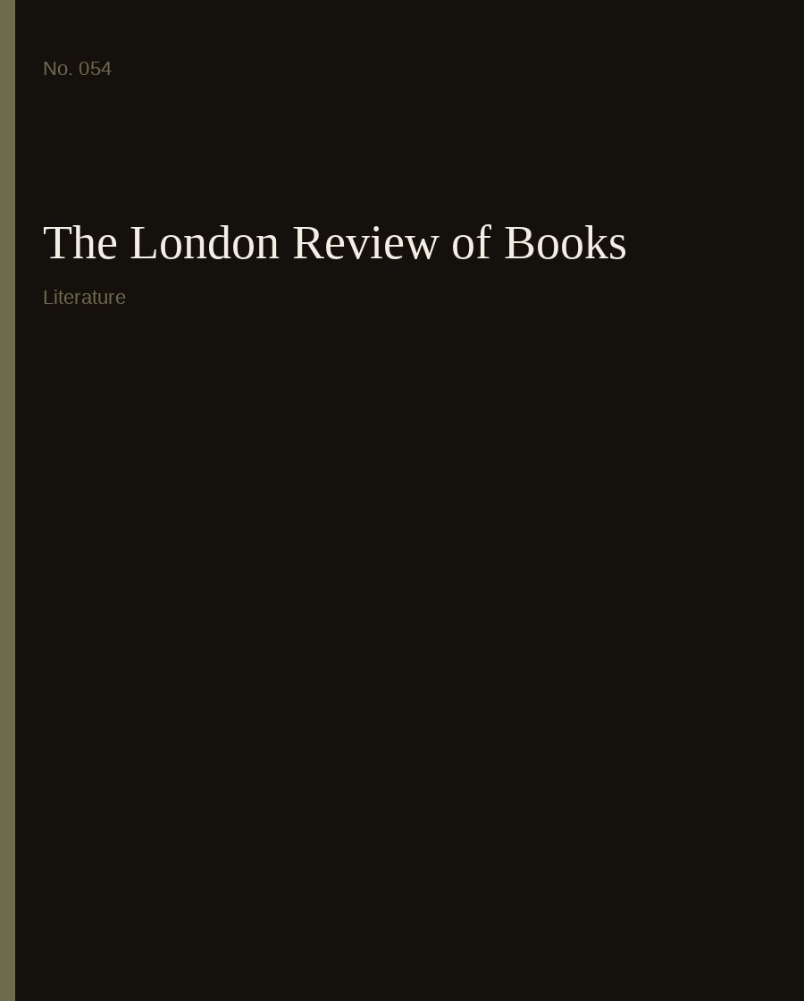 The London Review of Books