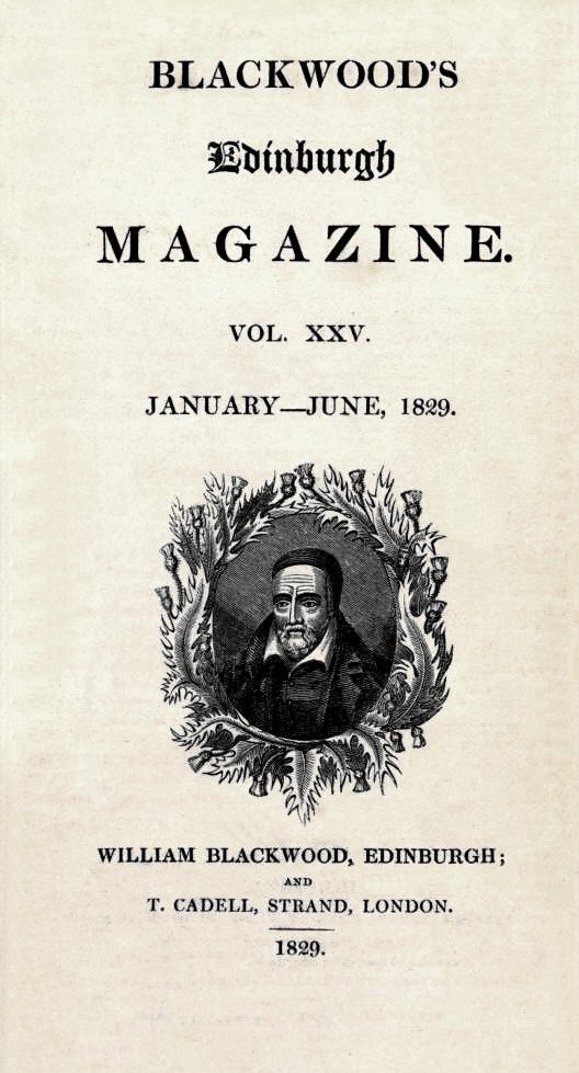 Blackwood's Magazine cover