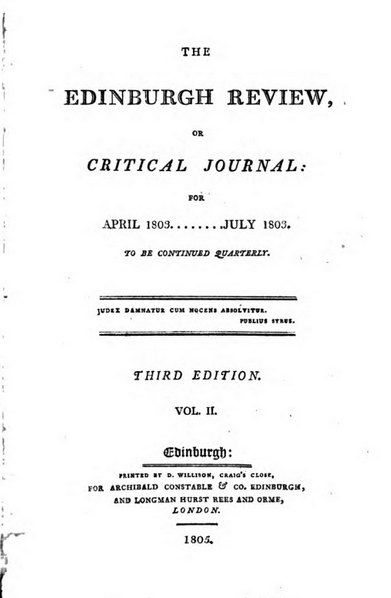 The Edinburgh Review cover