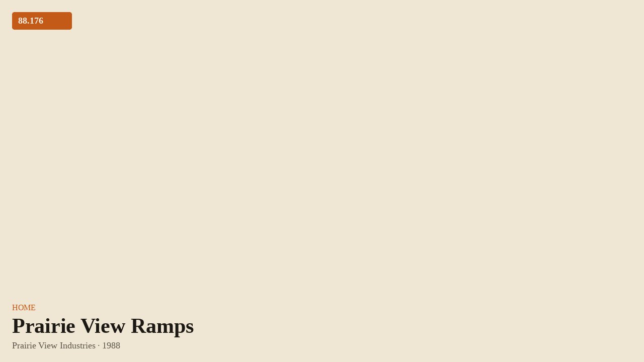 Prairie View Ramps (1988) by Prairie View Industries
