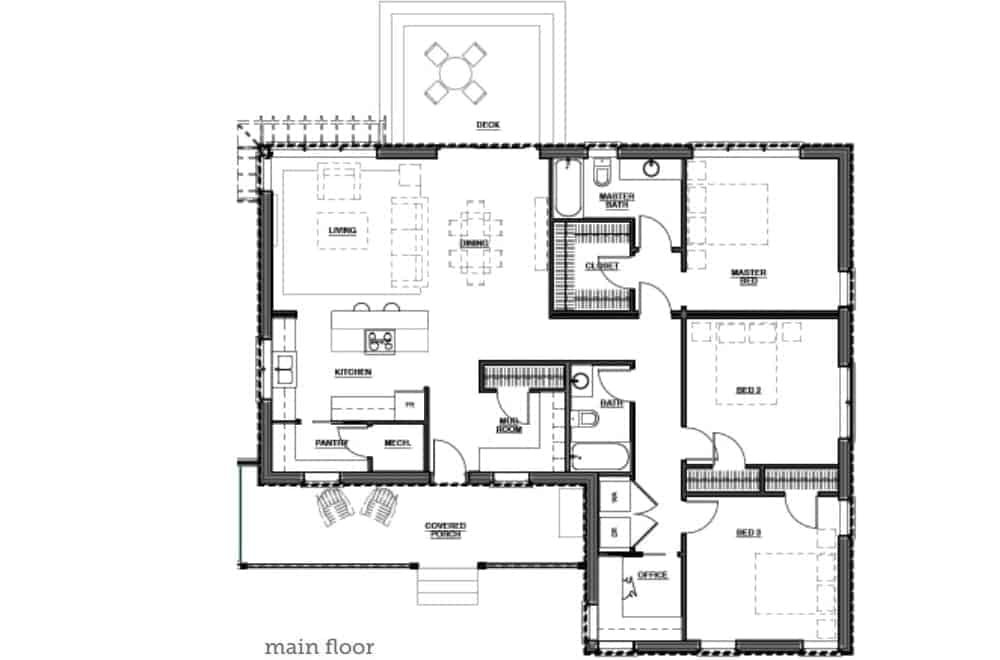 BrightBuilt Home Foxbird Ranch floor plan