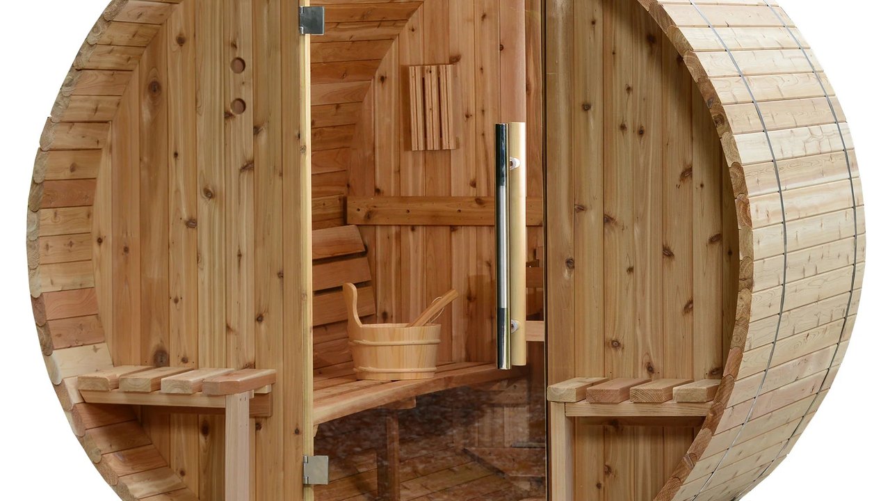Renu Therapy Seneca 2-Person Barrel Sauna by Renu Therapy
