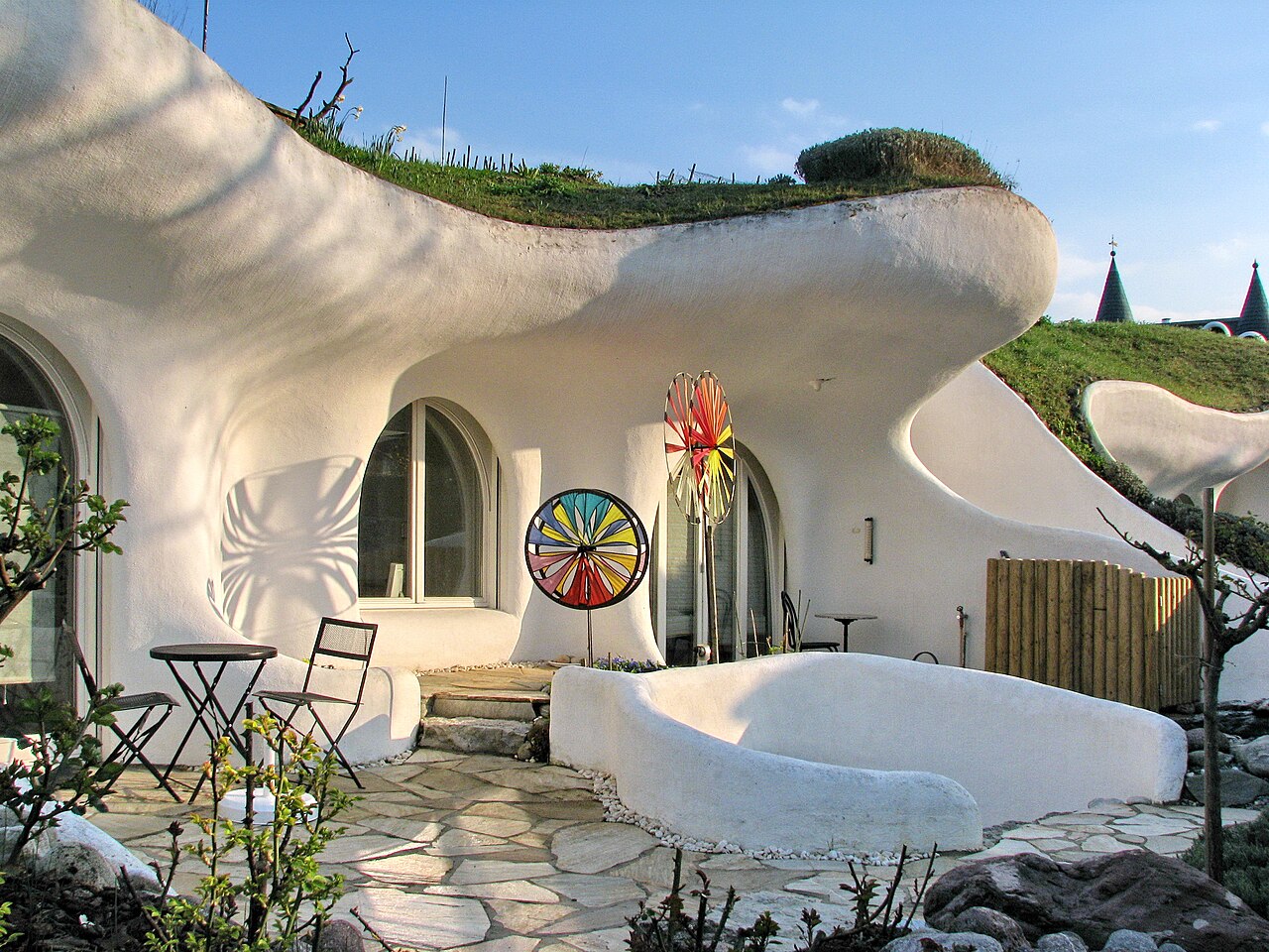 Erdhaussiedlung Lättenstrasse (Nine Earth Houses) by unknown maker