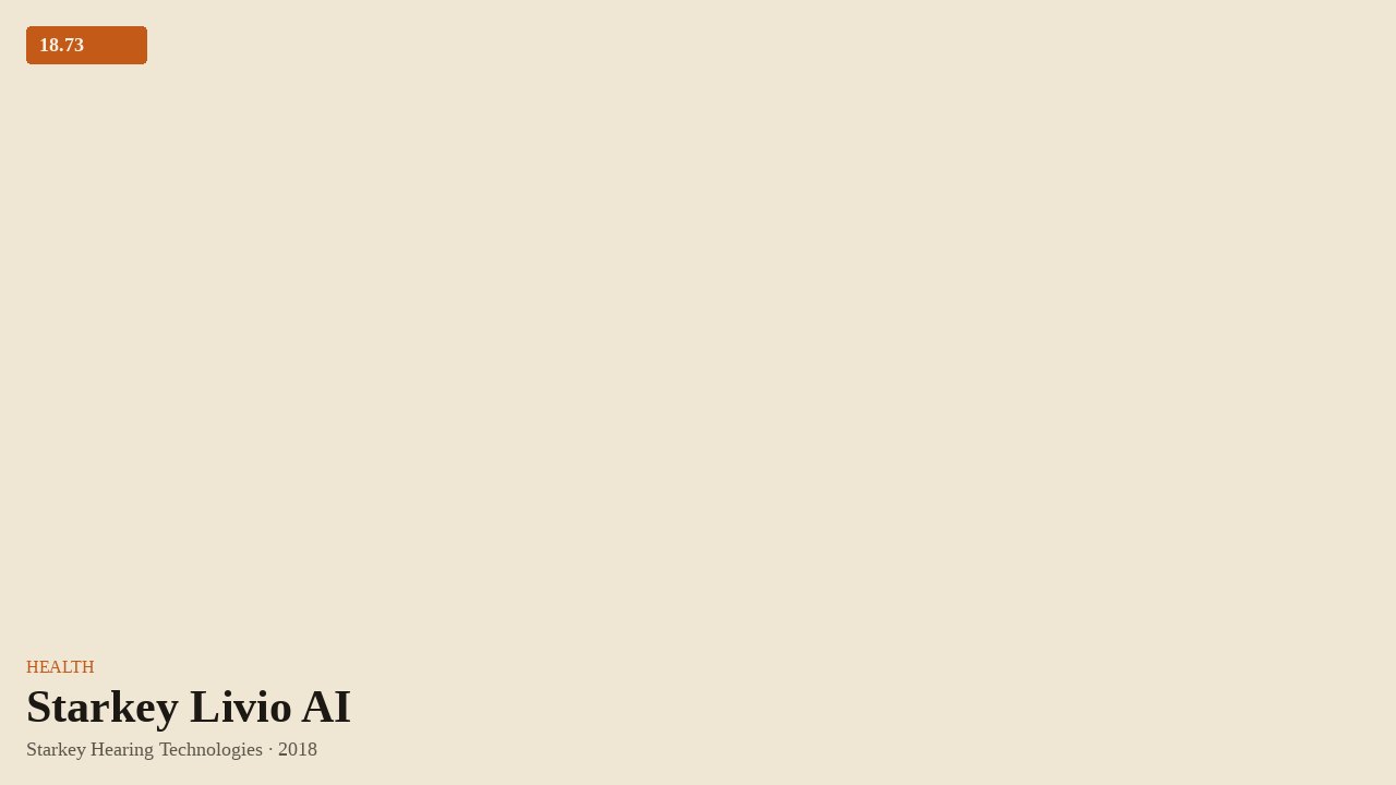 Starkey Livio AI (2018) by Starkey Hearing Technologies