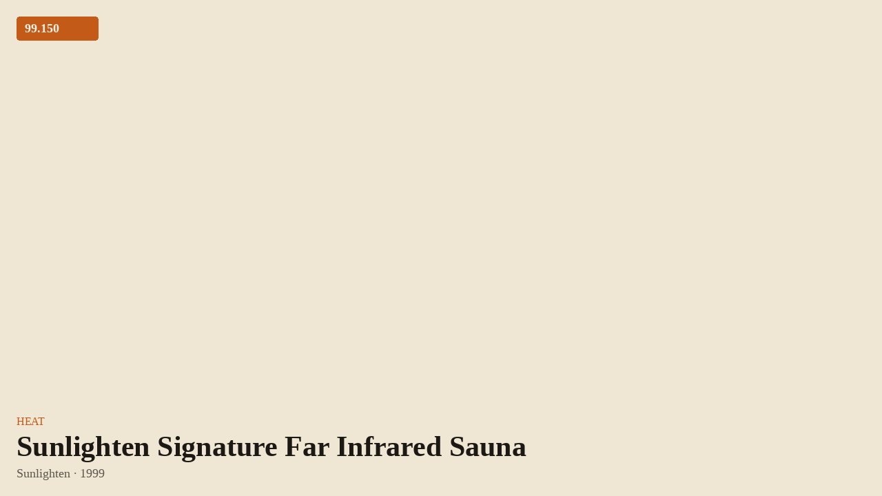 Sunlighten Signature Far Infrared Sauna by Sunlighten