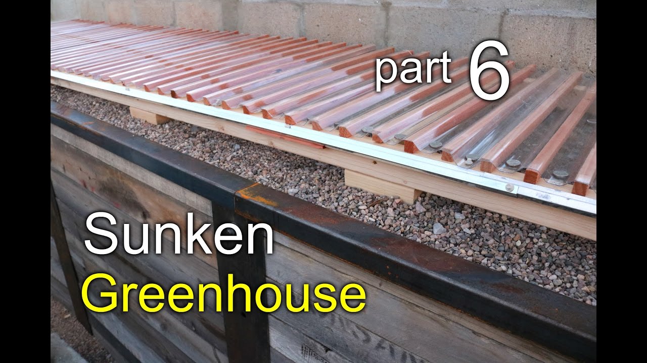 Sunken Greenhouse Part 6- Watering Shelves (2026)