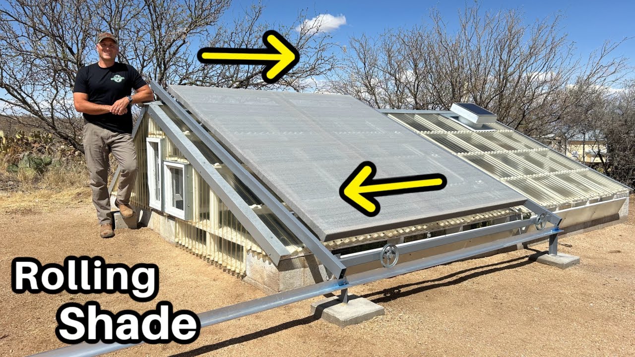 Sunken Greenhouse Project gets SHADE! - ( Walipini, DIY Greenhouse Project ) (2026)