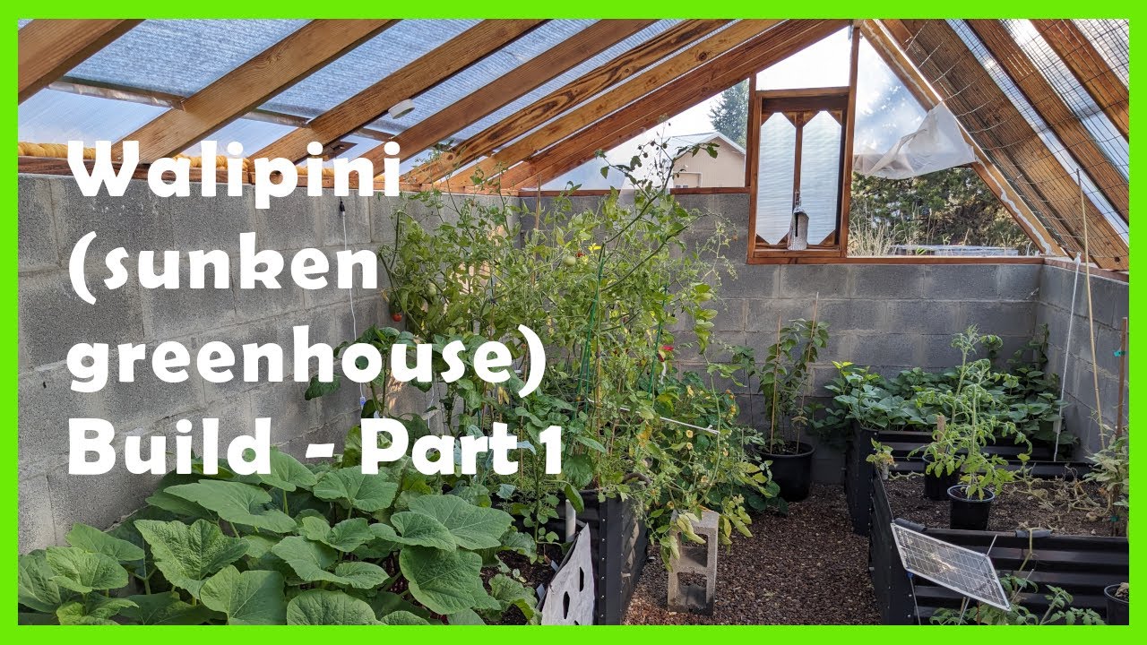 Walipini Sunken Greenhouse Build part 1 (2026)